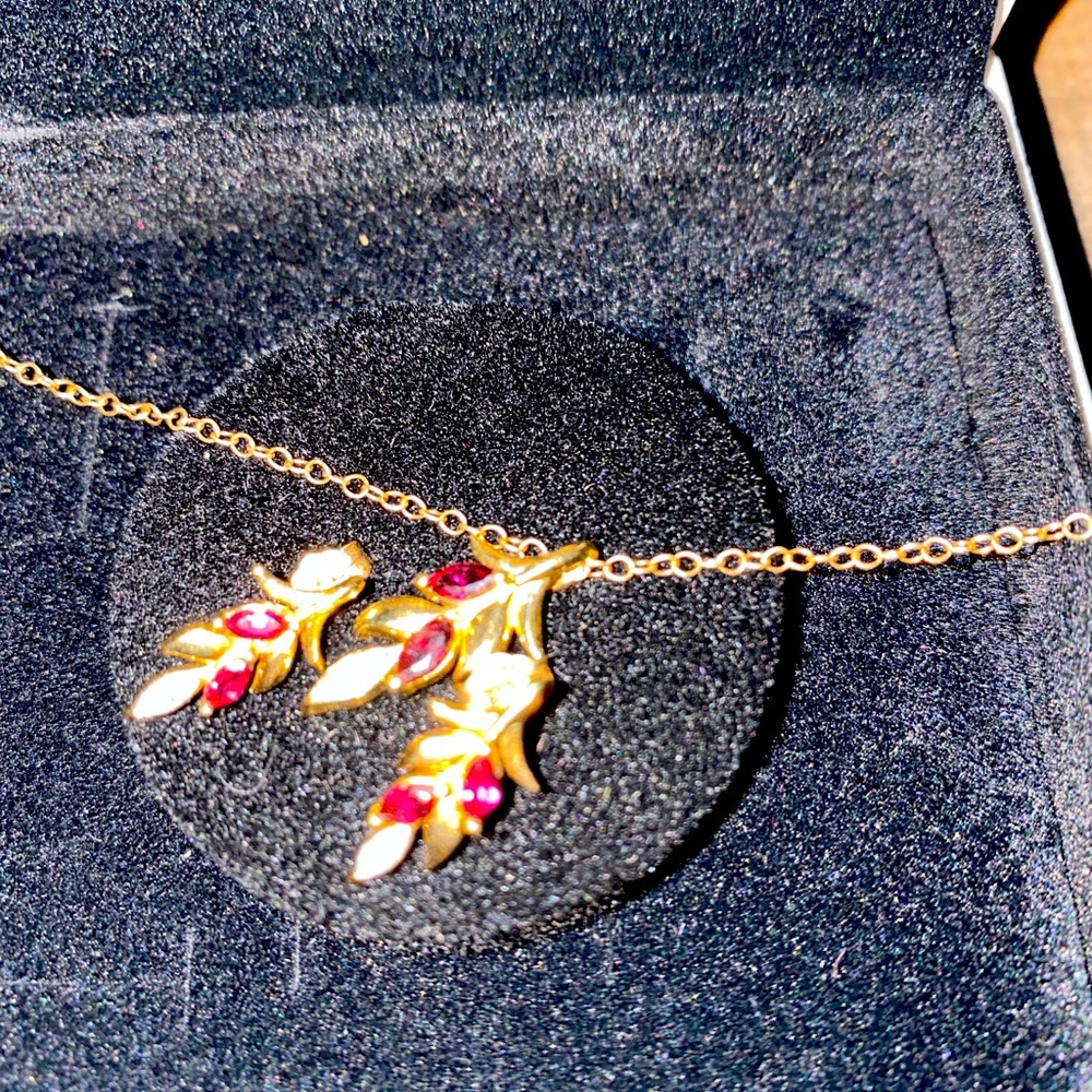 Disney Anna Necklace and earring set